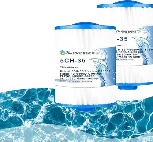 Miniatura 13 de PDM28 - Cartucho de filtro de spa de repuesto para filtro de spa Aqua Crest PDM28 461273, filtro de bañera de hidromasaje, cartuchos FC9944,