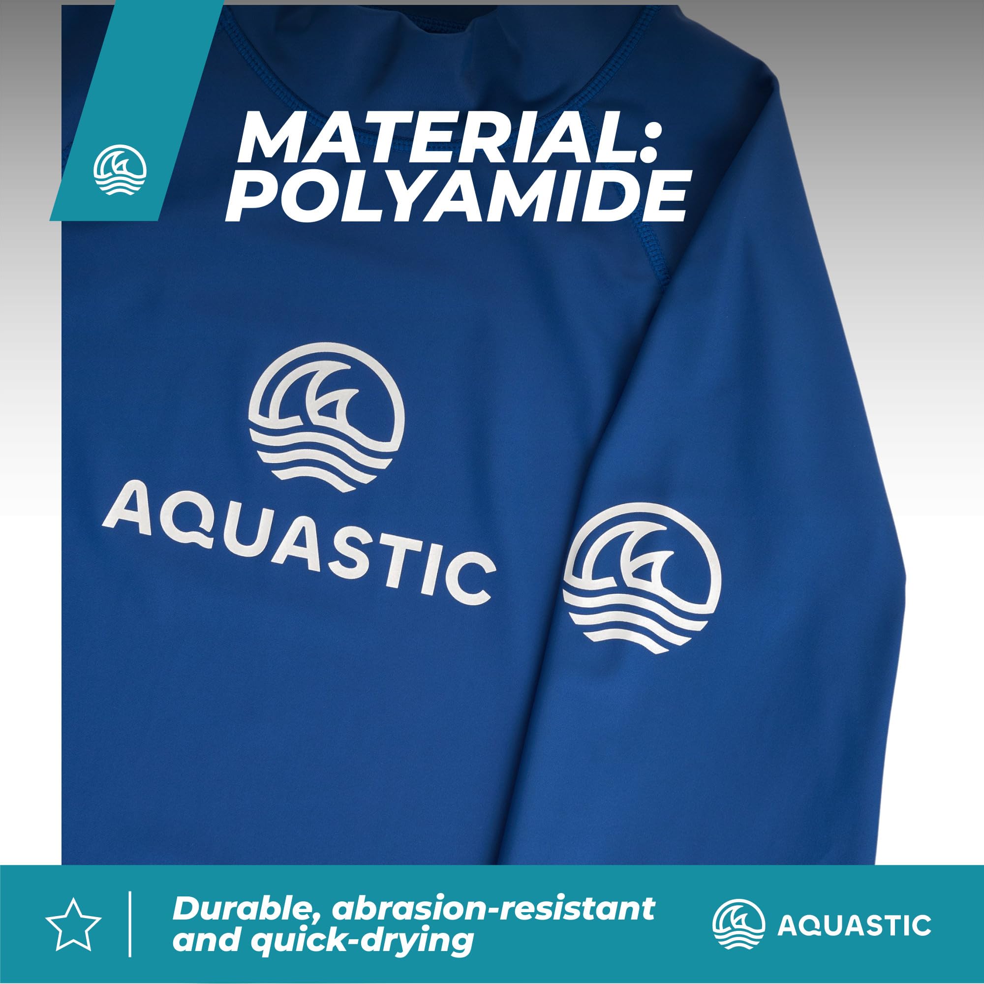 AQUASTIC Unisex UPF Rimos Ls Überwurf-Set für Schwimmbekleidung