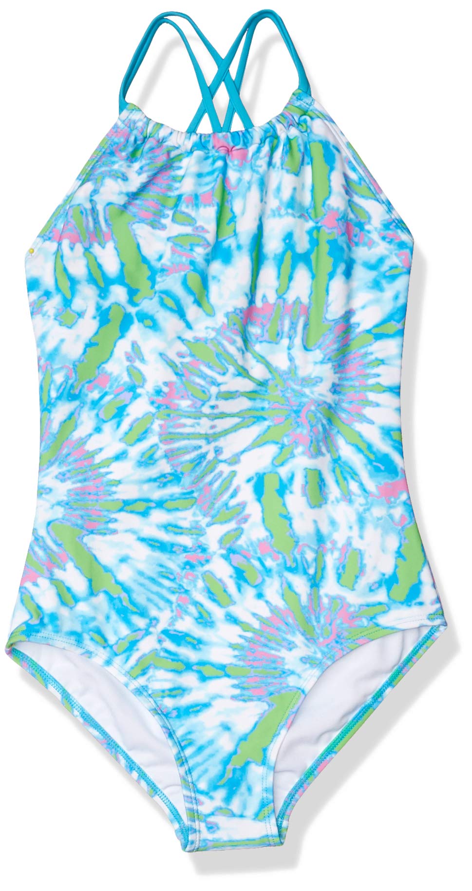 Kanu Surf Girls Jasmine Beach Sport Halter One Piece Swimsuit