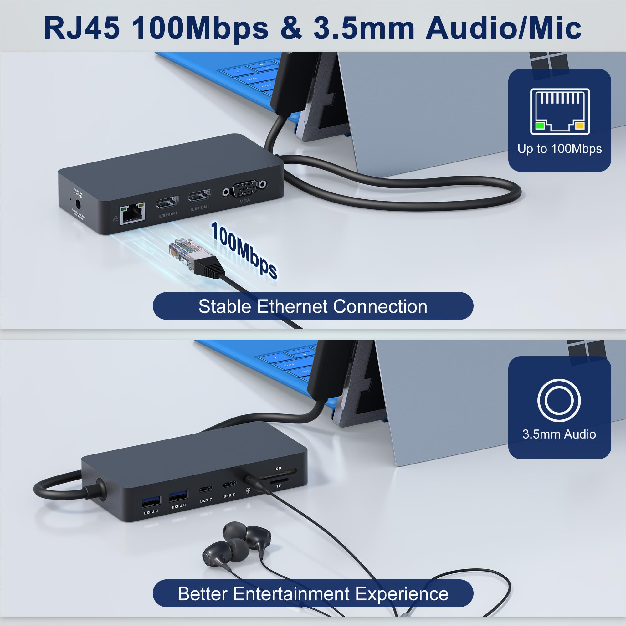 Amazon.co.jp: Microsoft Surface ドッキングステーション 12イン1