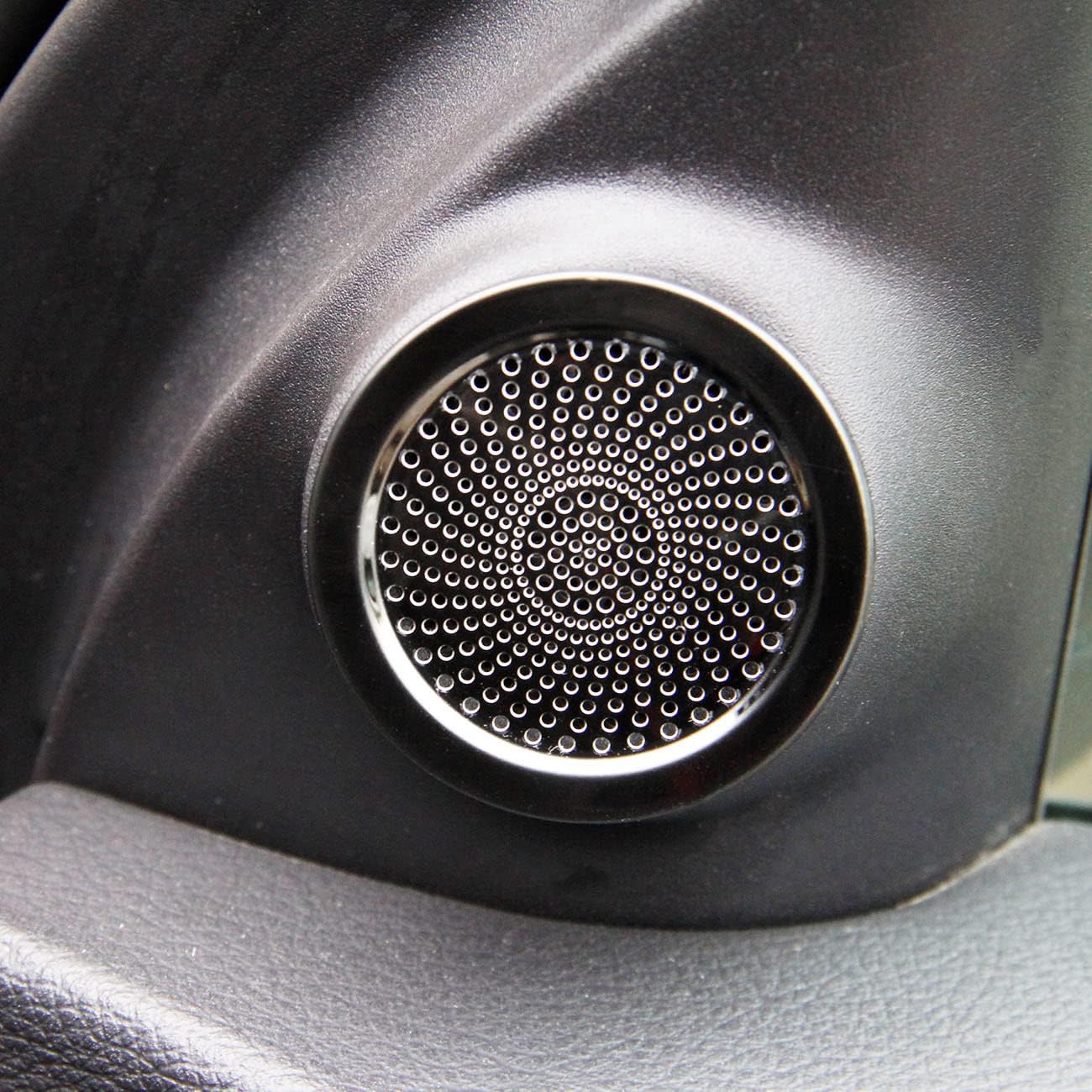 crosselec Inner Front Door Small Speaker Cover Trim for Dodge Durango 2011-2022 (Black Glossy) image 4