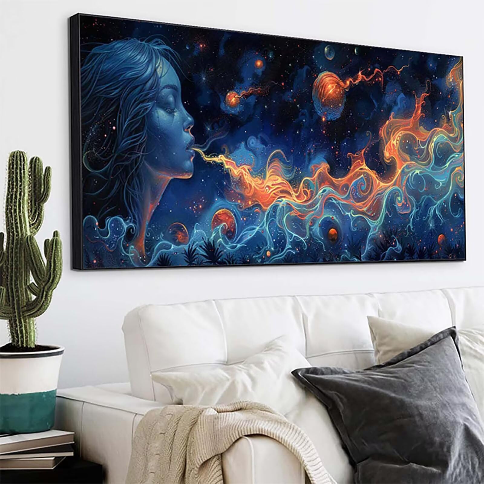 Donna Diamond Painting Grandi Dimensioni 50x100cm, Diamond Painting K-7819