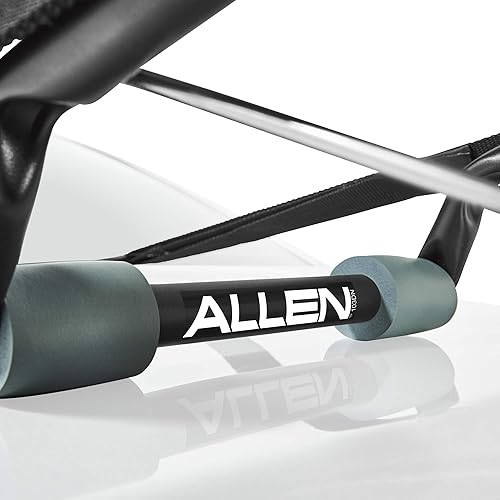 Vista 7 de Allen Sports Soporte de montaje en el maletero para 3 bicicletas Rojo/Negro