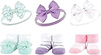 Vista 11 de Hudson Baby Conjunto de regalo de diadema y calcetines para niña