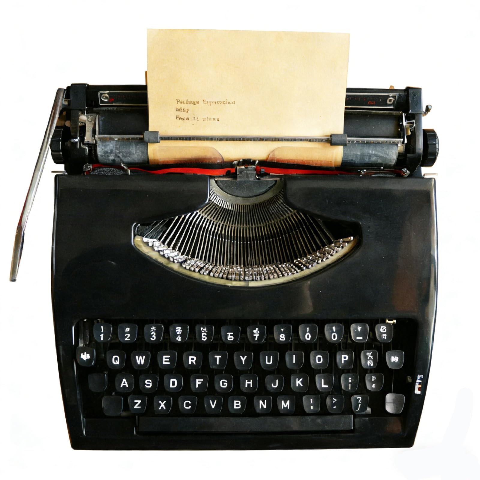 Macchina da scrivere manuale portatile, stile retrò vintage, nastro d'inchiostro incluso, design compatto per scrittori e decorazioni per l'ufficio domestico, per collezionisti