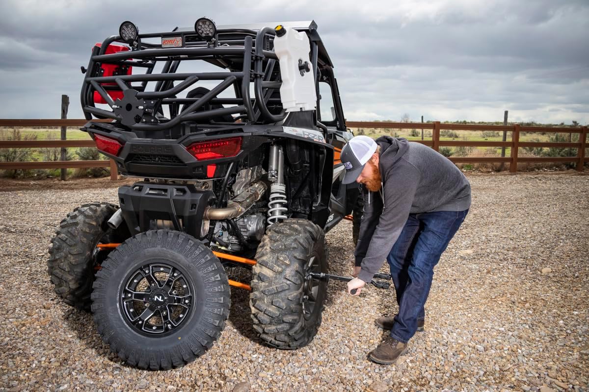 Razorback Offroad Ultimate UTV Gun Rack/Grab Handle/Lug Wrench™ | Compatible with Polaris RZR | Heavy-Duty UTV/SXS Rifle Rack