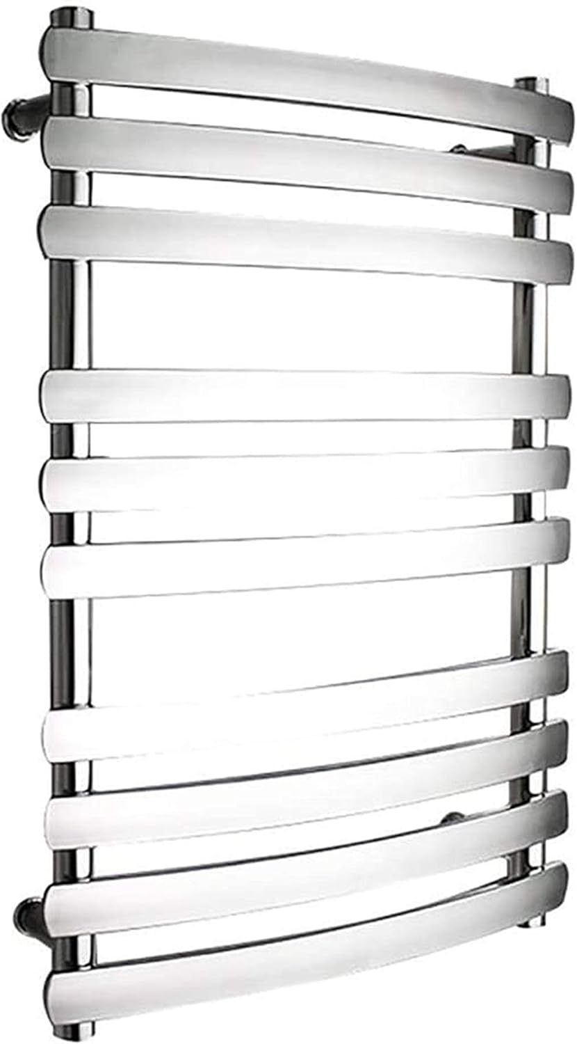 Bathroom Wall heaterTowel WarmerTowel Warmers,Electric Thermostatic Bathroom HeatedTowel Rail RadiatorTowel Drying Rack with Plug in 780 x 350 mm 83 W Chrome 304stainless (