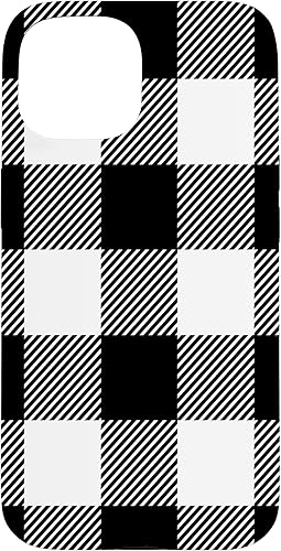 Miniatura 10 de Funda para iPhone 11 Pro Max Buffalo a cuadros negro y blanco
