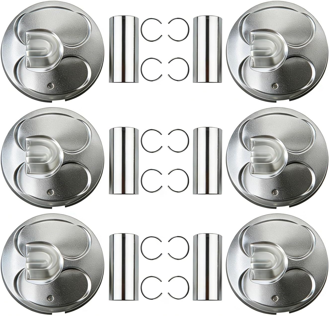 Piston and Ring Kit 3.6L STD Compatible with Buick Allure: 2010/Enclave: 2009-2017/LaCrosse: 2010-2012 Fits Cadillac CTS: 2008-2012, 2014/STS: 2008-2011 Replaces 12616971, 12616972, 12566186, 12616973