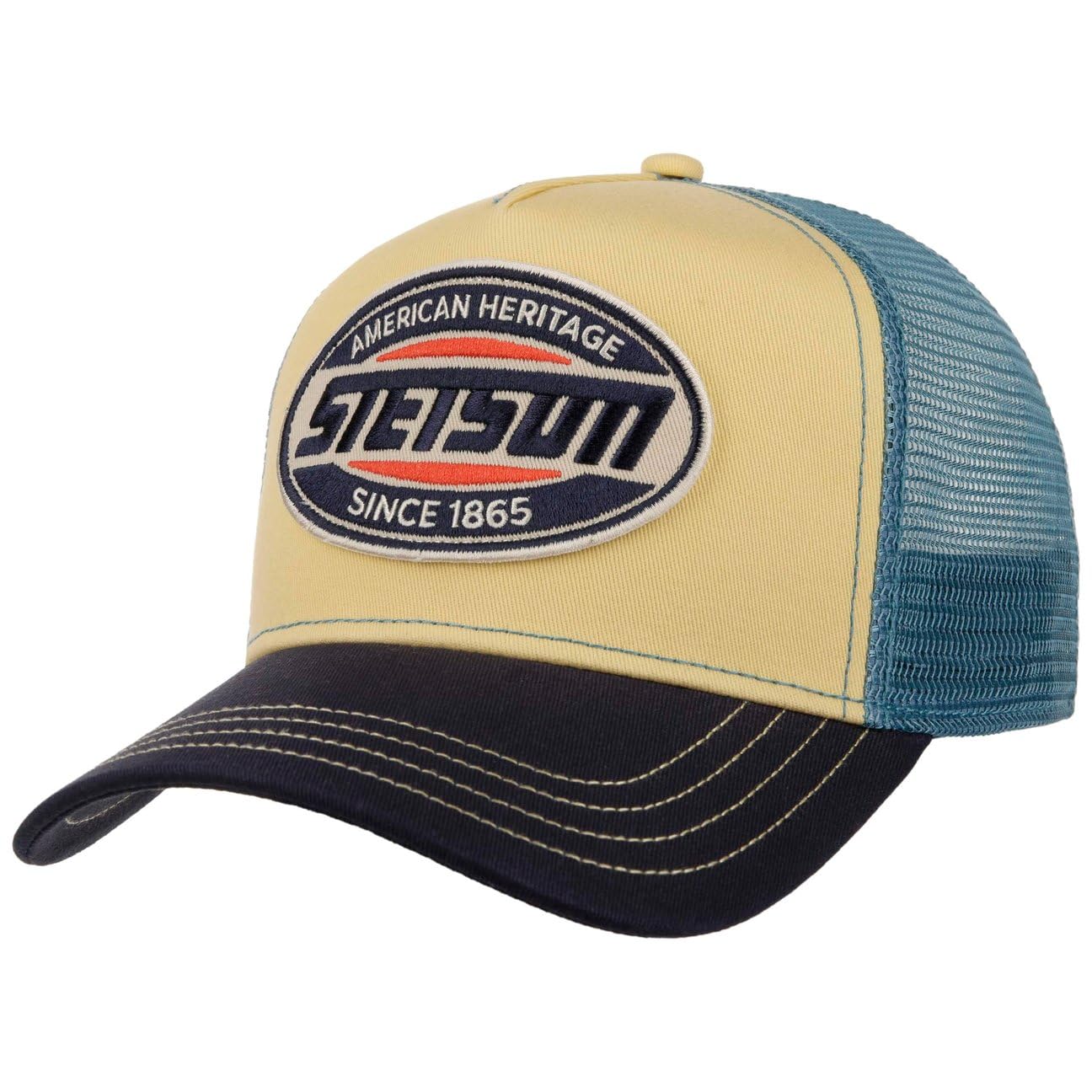 Stetson American Heritage Logo Trucker Cap Herren Sommer Winter