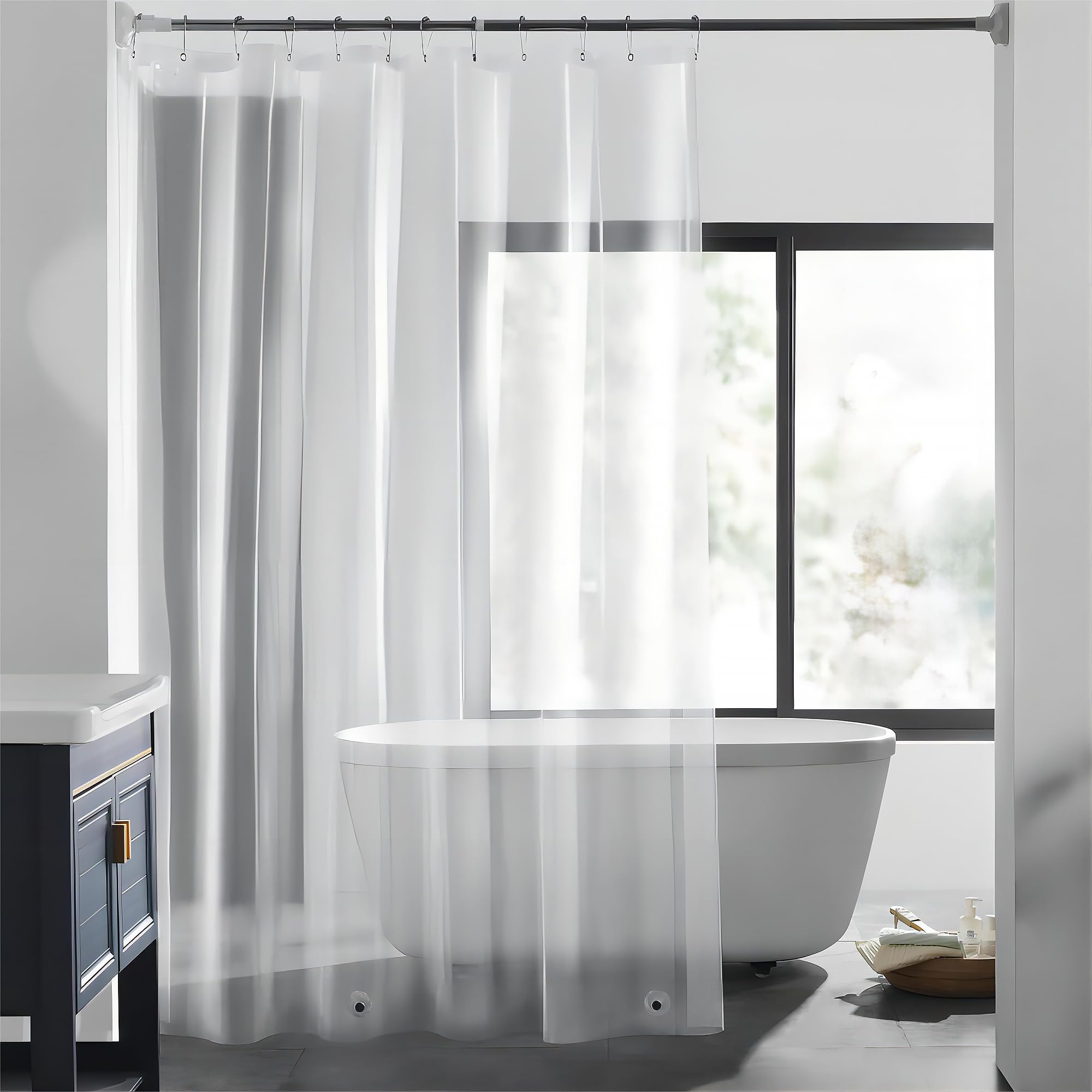 Home Must Haves PVC Shower Curtain Liner Waterproof (70