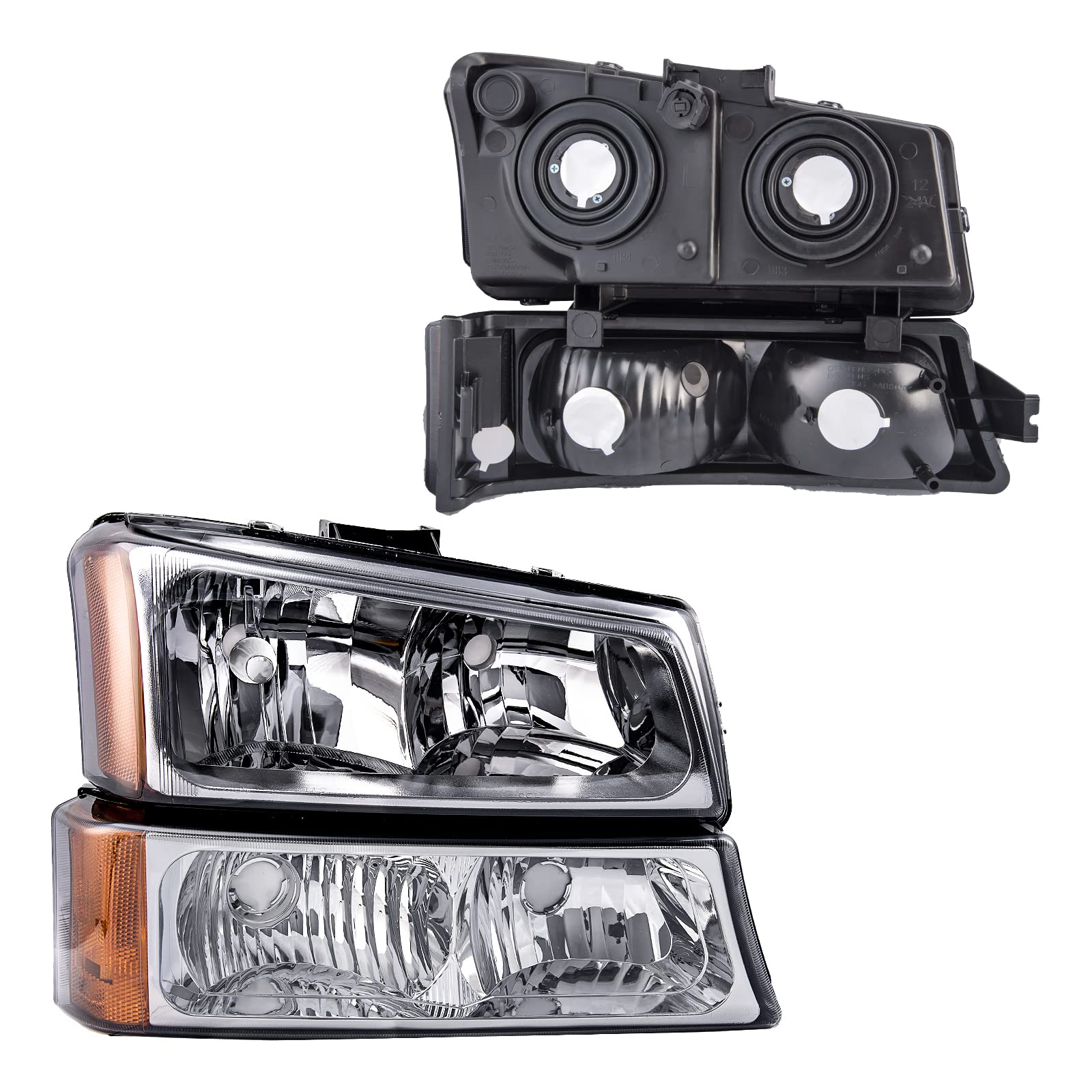 Amazon.com: KAX 2503224 Headlight Assemblies Replacement for 