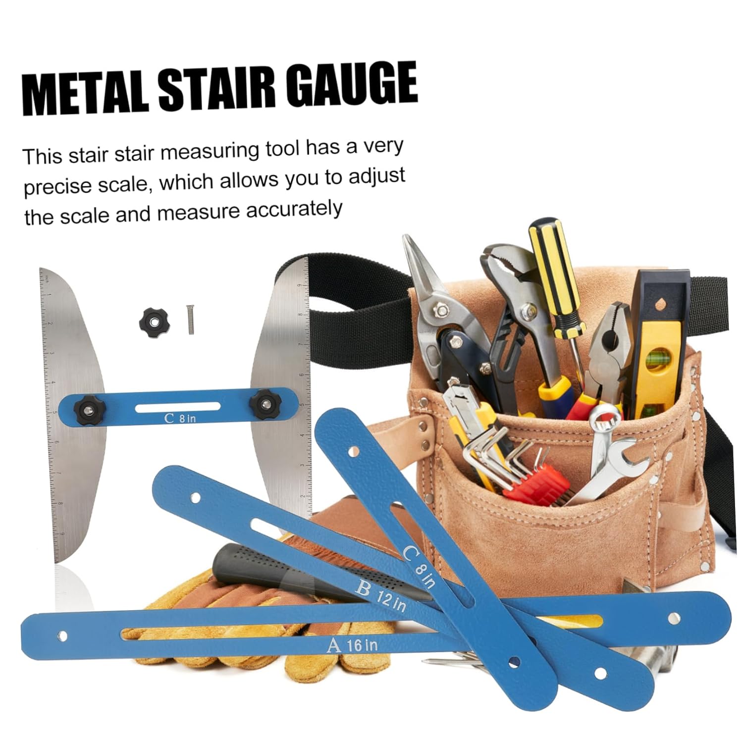 Stair Gauge Accessories Measuring Tools for Stairs Precision Measurement Gauge