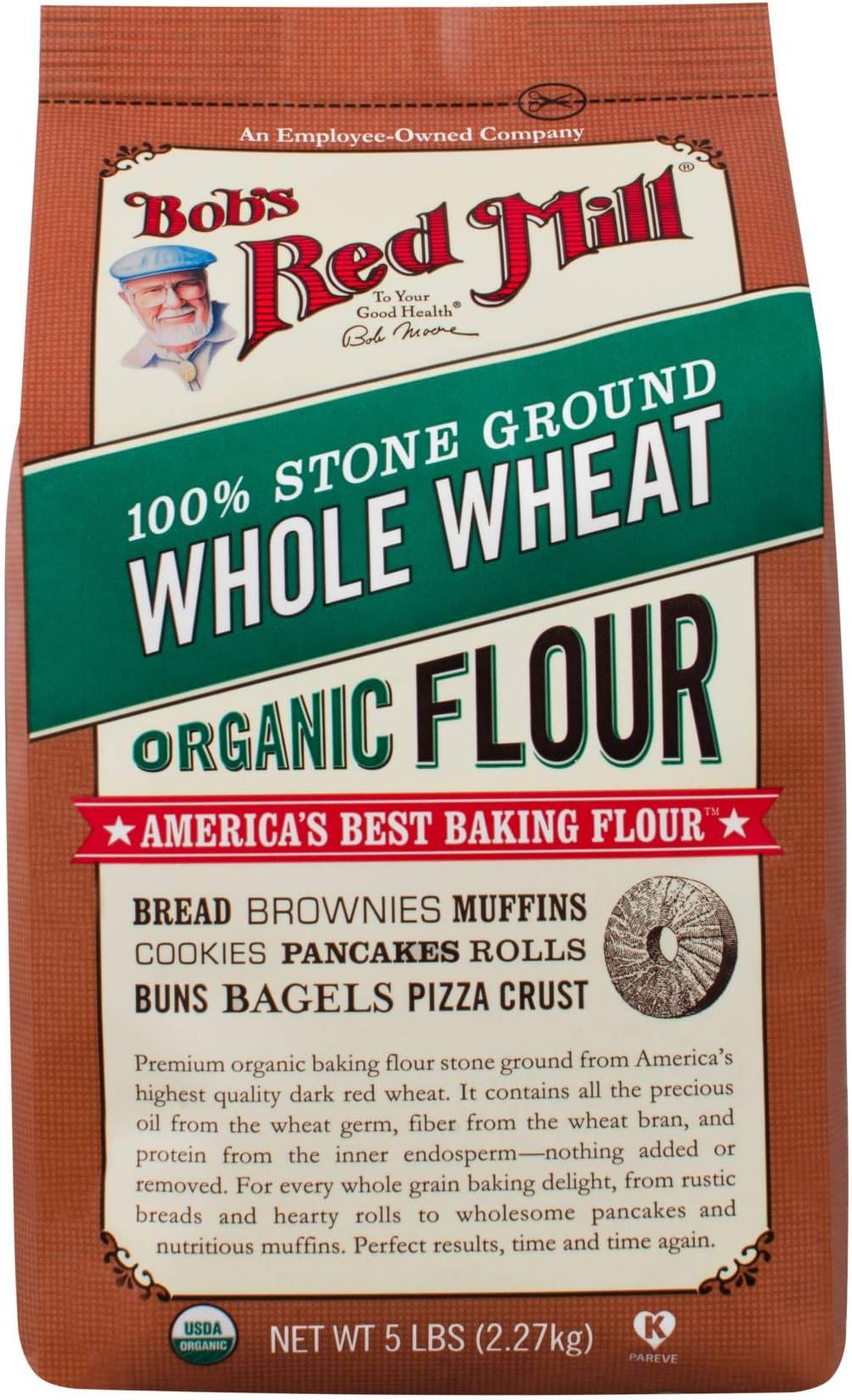 Bob's Red Mill Whole Wheat Flour - 5 lb