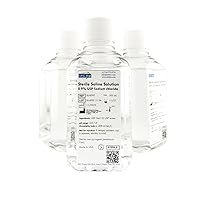 Vista 14 de Solución salina estéril, 0.9% – Grado USP – Lavado de heridas multiuso, piercing y cuidado posterior del tatuaje – 0.05μm filtrado, libre