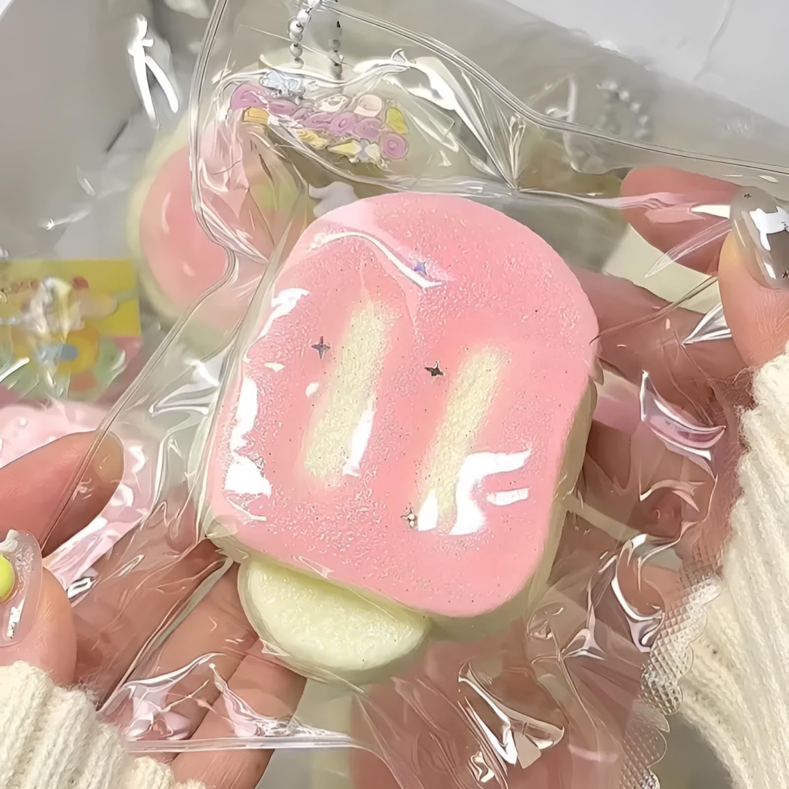 Amazon | [Luvian]スクイーズケーキおもちゃ（1/5点セット）スクイーズ