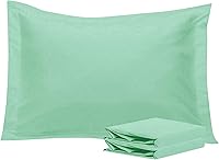 Vista 105 de NTBAY Fundas de almohada estándar, paquete de 2 fundas de almohada de microfibra cepillada de 20 x 26 pulgadas, súper suaves y acogedoras