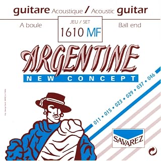 Savarez 1610MF Argentine 11-46 Ball Ended Acoustic Guitar String Set