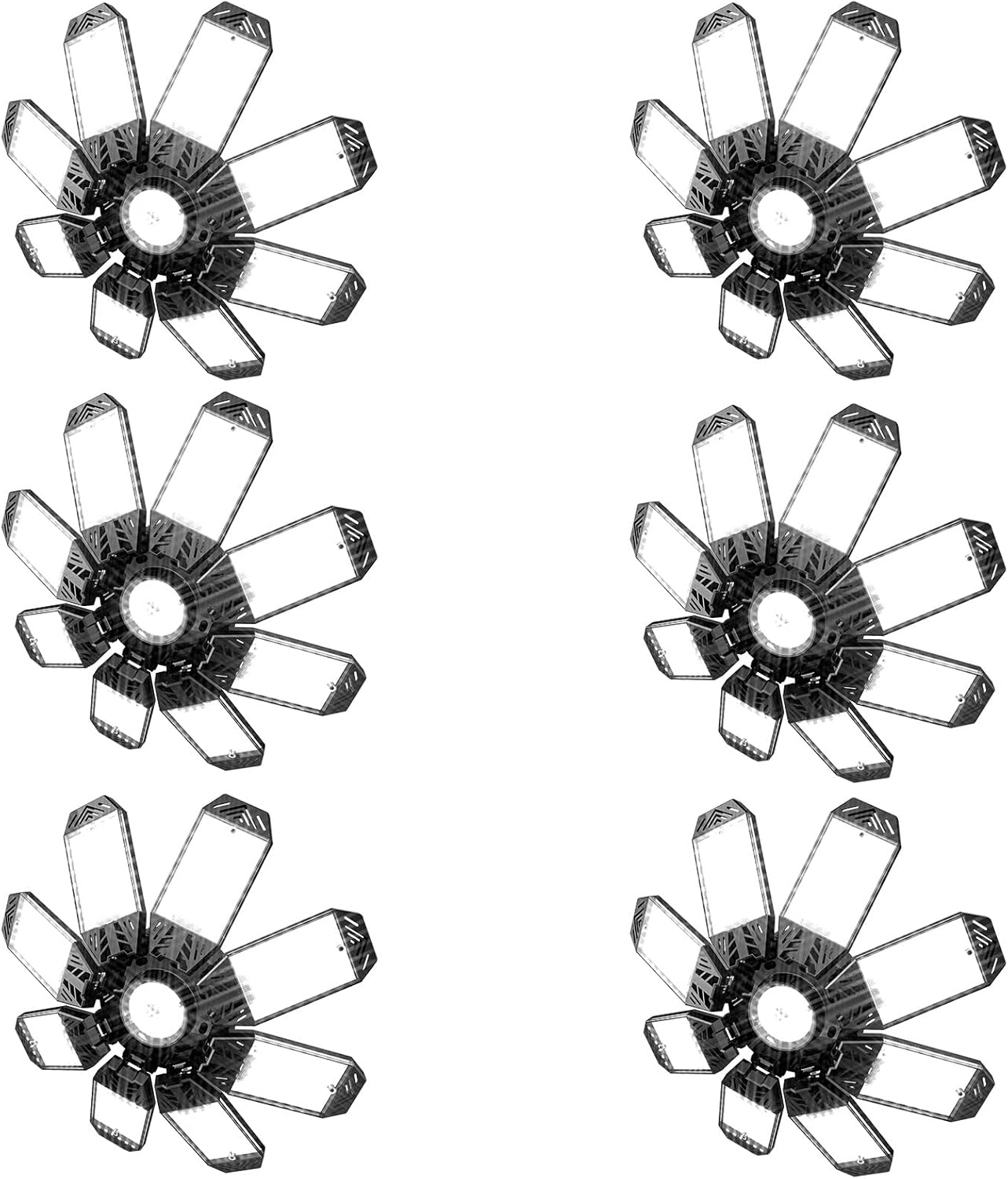 Garage LED Lights 260W 26000LM, 6 Pack LED Lights for