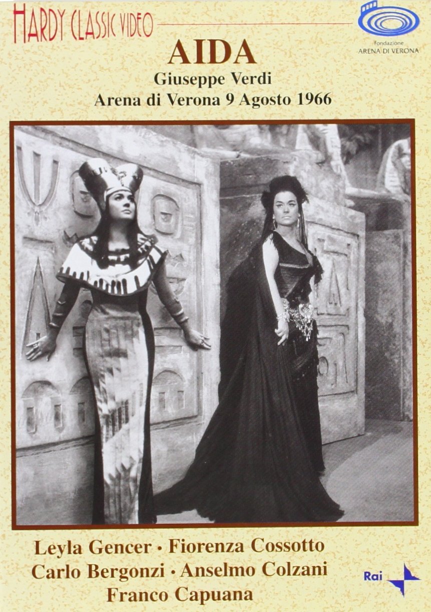 DVD Verdi Aida Arena di Verona Zona 1 formato NTSC importado con libreto original