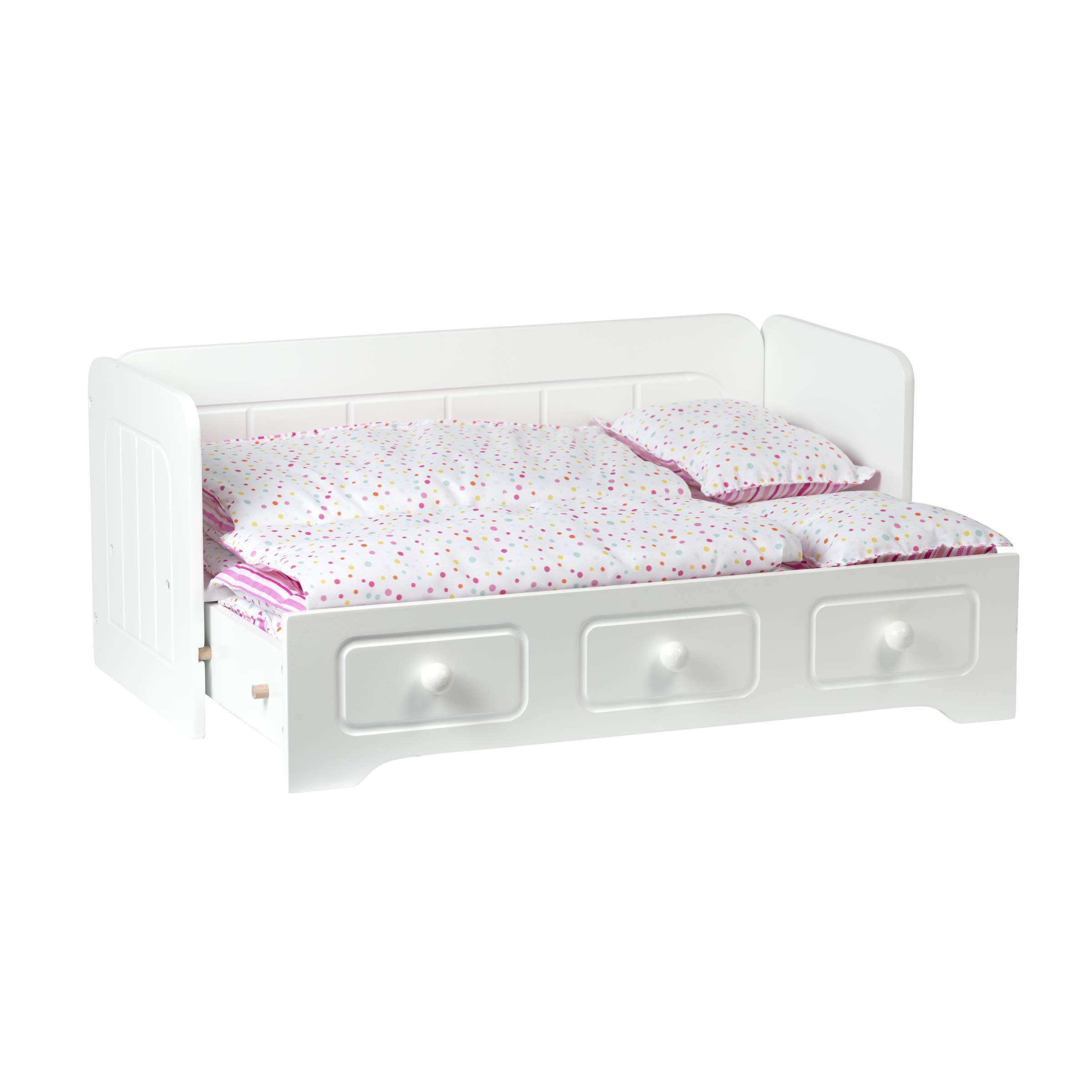 Adora Amazing World Trundle Bed with Bedding – 6Piece Set Doll Bed for 18 Dolls (Amazon Exclusive)