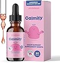 JoySpring Calmify Magnesium Glycinate for Kids | Liquid Magnesium with L-Theanine Supplement | Chamomile Extract & Passion Flower Extract | Sugar-Free Calm Drops | 1 fl oz (30 Servings)