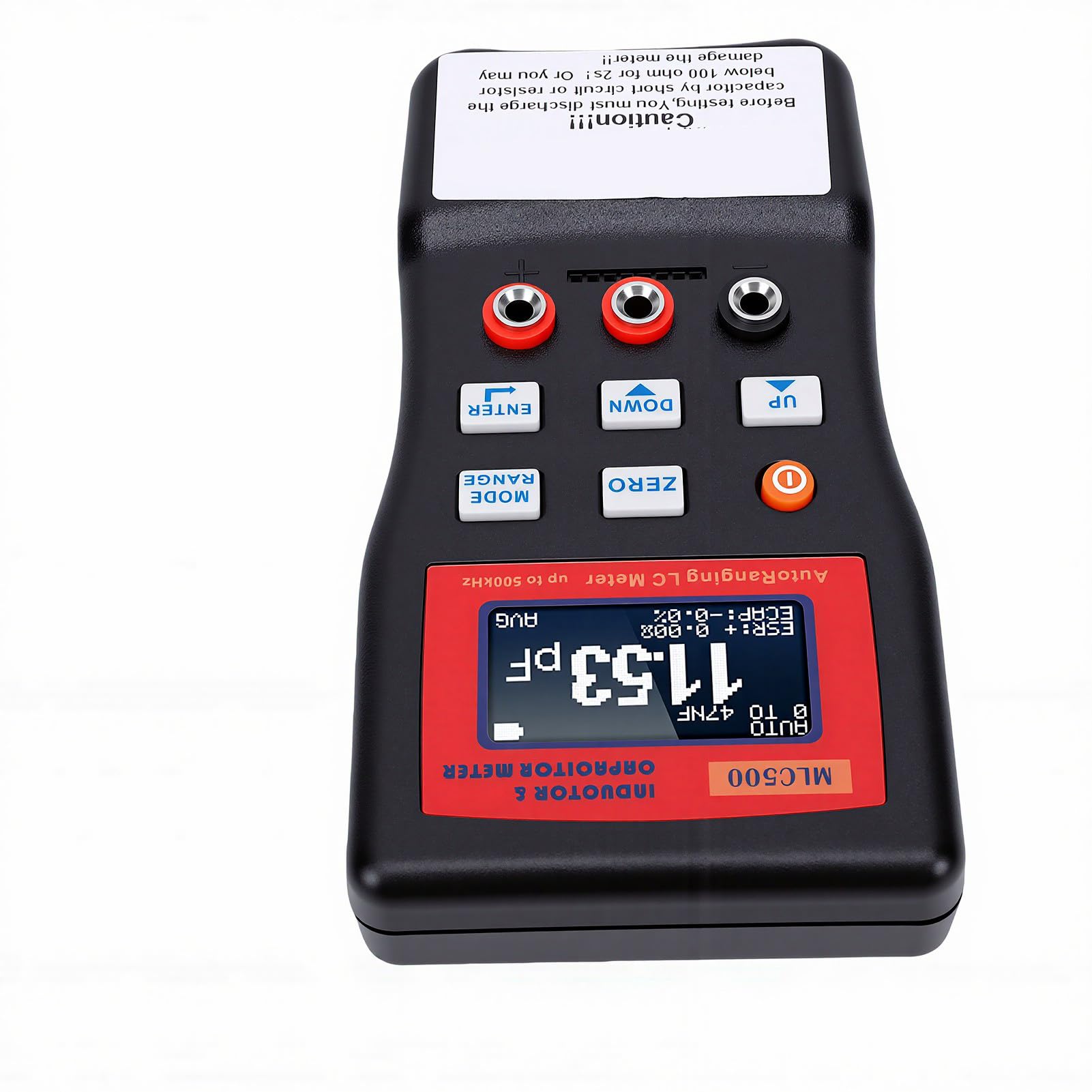 Generic Tester Affidabile per Misuratore di Induttanza di capacità per la Riparazione di Apparecchi con Gamma Automatica 1pF-100mF 1uH-100H ABS