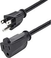 Vista 9 de StarTech. com Cable de extensión de alimentación de 25 pies - NEMA 5-15R a NEMA 5-15P - Cable de extensión de alimentación de 16 AWG - 125 voltios a