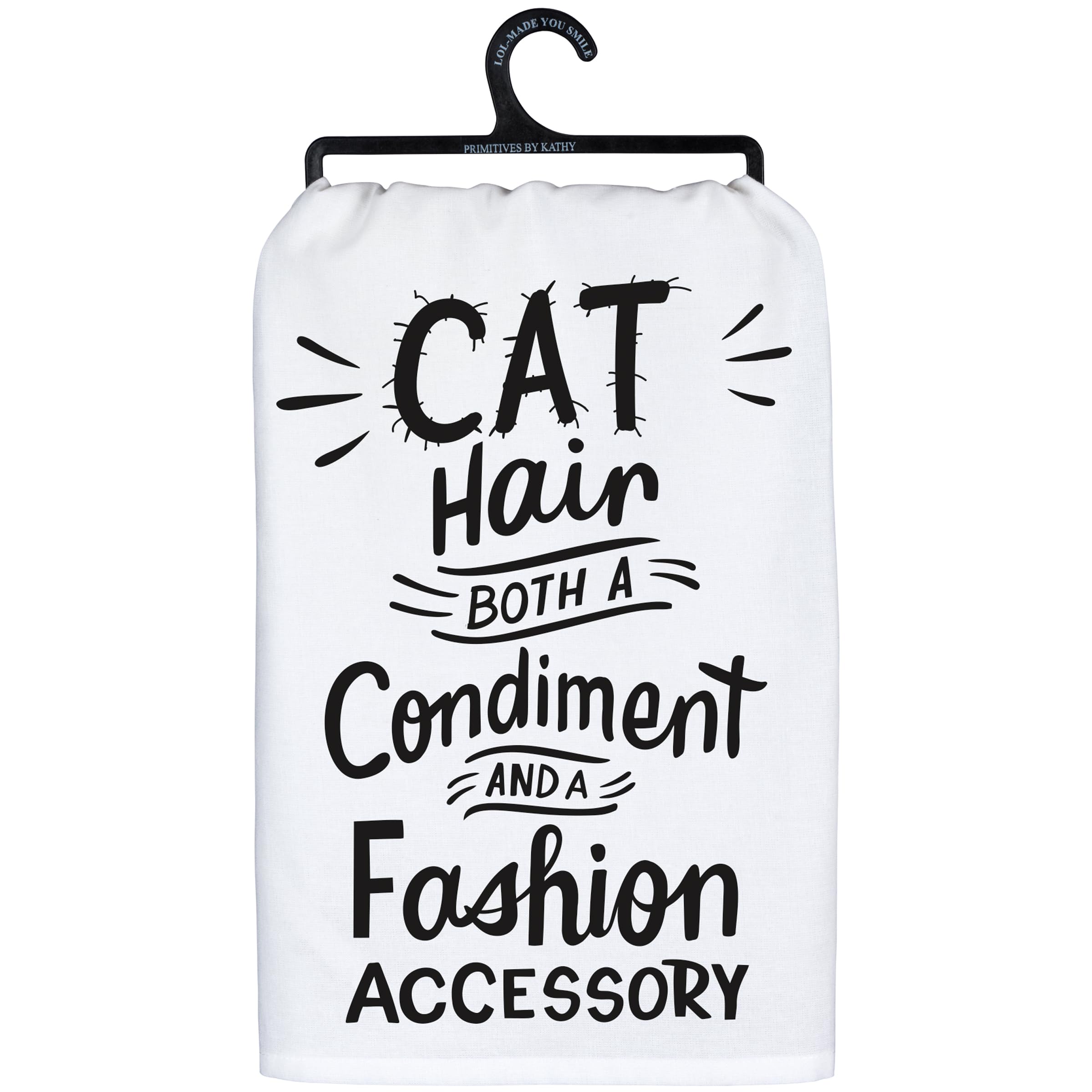 Serviette à Vaisselle en Coton Premium à motif chat absorbant 28x28cm
