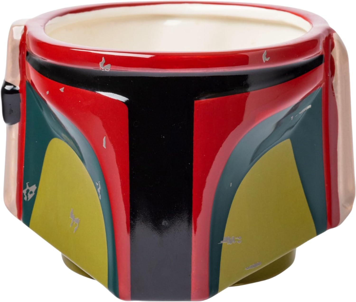 Silver Buffalo Star Wars Boba Fett’s Helmet with Battle Scars Ceramic 3D Sculpted Mug, 20 Ounces