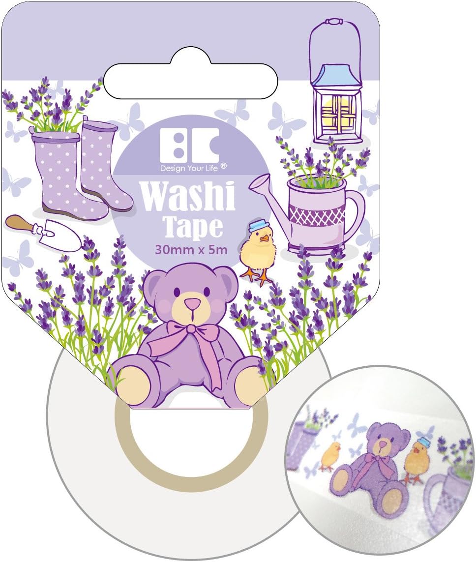 Best Creation 和紙テープ。 30mm/5m パープル WT102