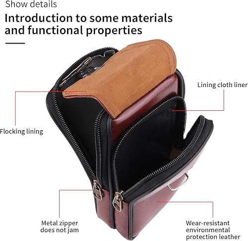 Miniatura 4 de Funda de teléfono para Samsung Galaxy S10e con cremallera y clip para cinturón de piel sintética para tarjetas de crédito y dinero en efectivo,