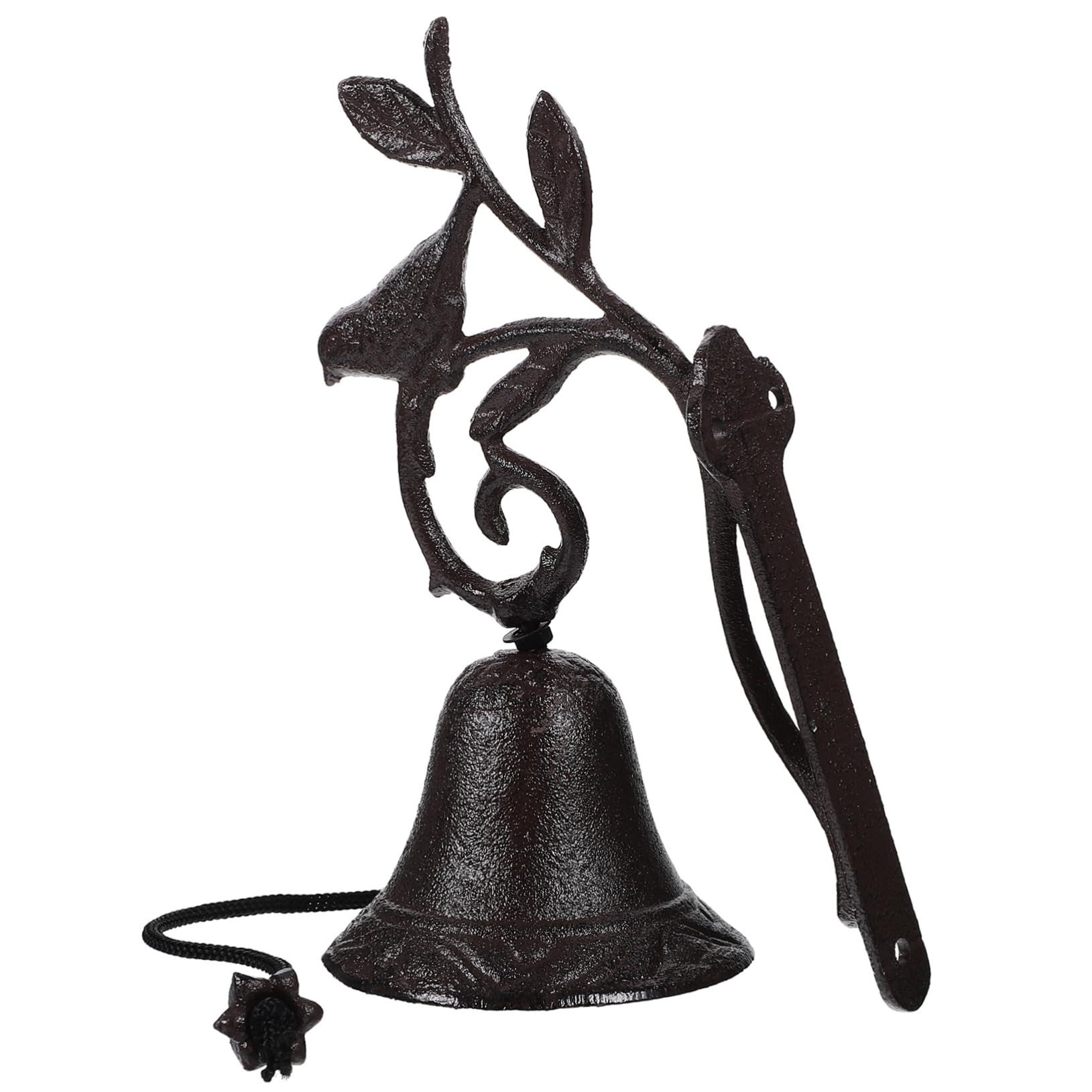 Campana de hierro Homoyoyo para puerta de patio con agitación manual rústica