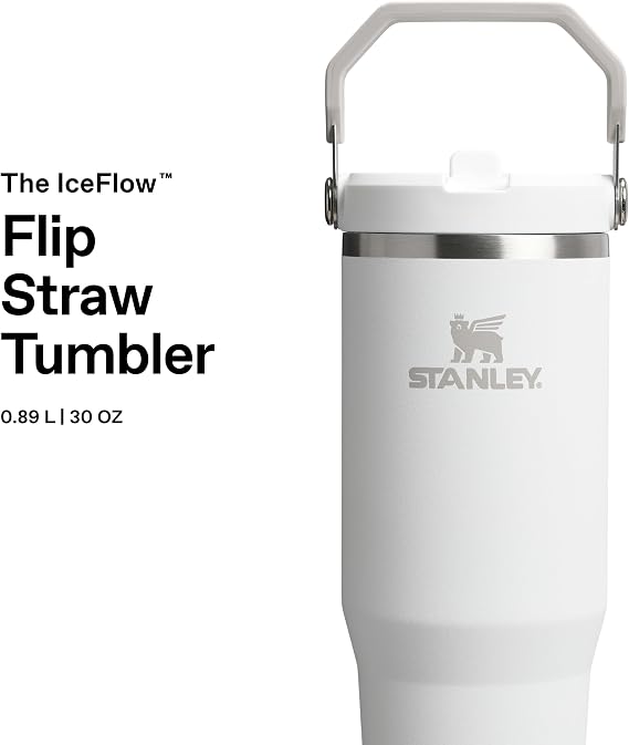 Stanley IceFlow Flip Straw Tumbler Pipetli Termos Bardak, 0.89 L
