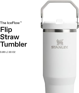 Stanley IceFlow Flip Straw Tumbler Pipetli Termos Bardak, 0.89 L