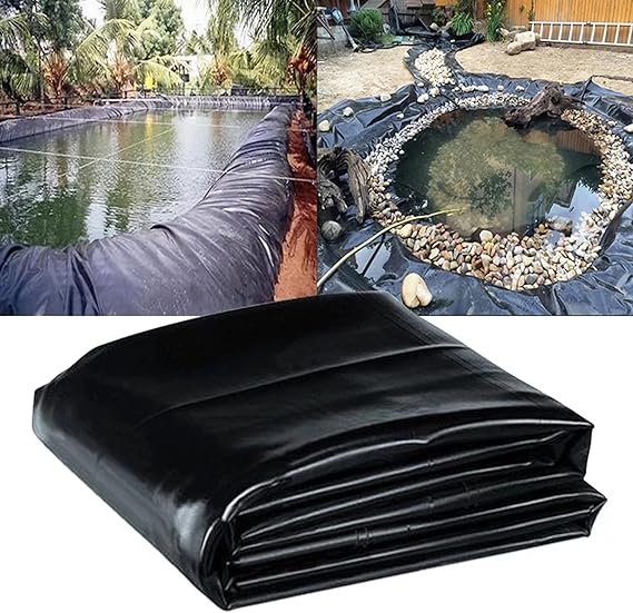 Image TYTYJ Fish Pond Skins Rubber Liner Garden Pond Membrane for Fish Ponds Stream Fountains and Water Gardens, Strong and Sturdy (Color : Black, Size : 3x4m) Image TYTYJ Fish Pond Skins Rubber Liner Garden Pond Membrane for Fish Ponds Stream Fountains and Water Gardens, Strong and Sturdy (Color : Black, Size : 3x4m)