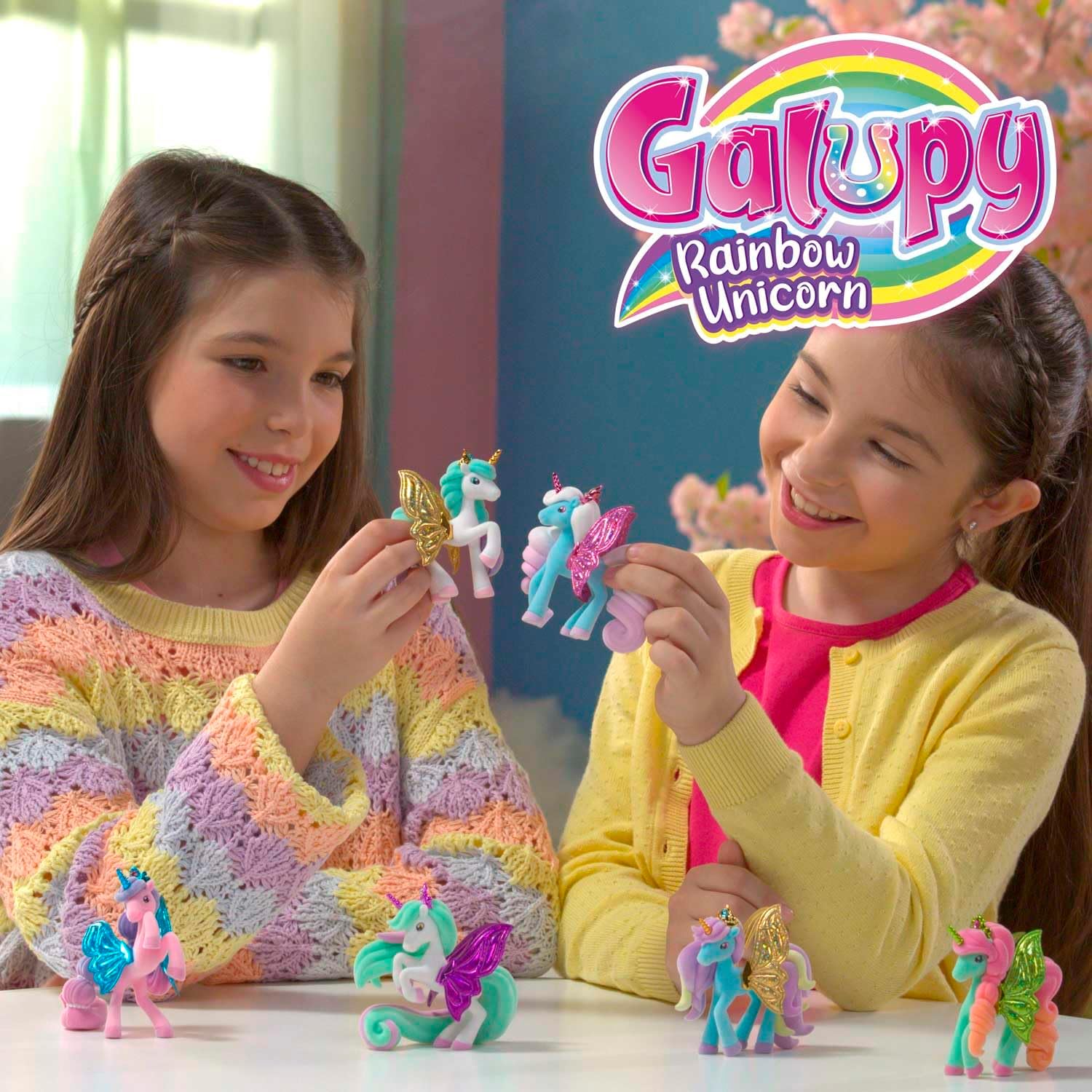 GALUPY Rainbow Unicorn - Présentoir Complet avec 16x Figurines Licorne à Collectionner, Jouet Licorne avec Cristal Swaroski — vue 5