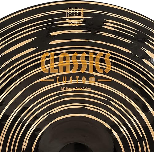 Miniatura 10 de Meinl - Platillo de porcelana de 18 pulgadas, clásicos, oscuros, fabricado en Alemania, (CC18DACH)