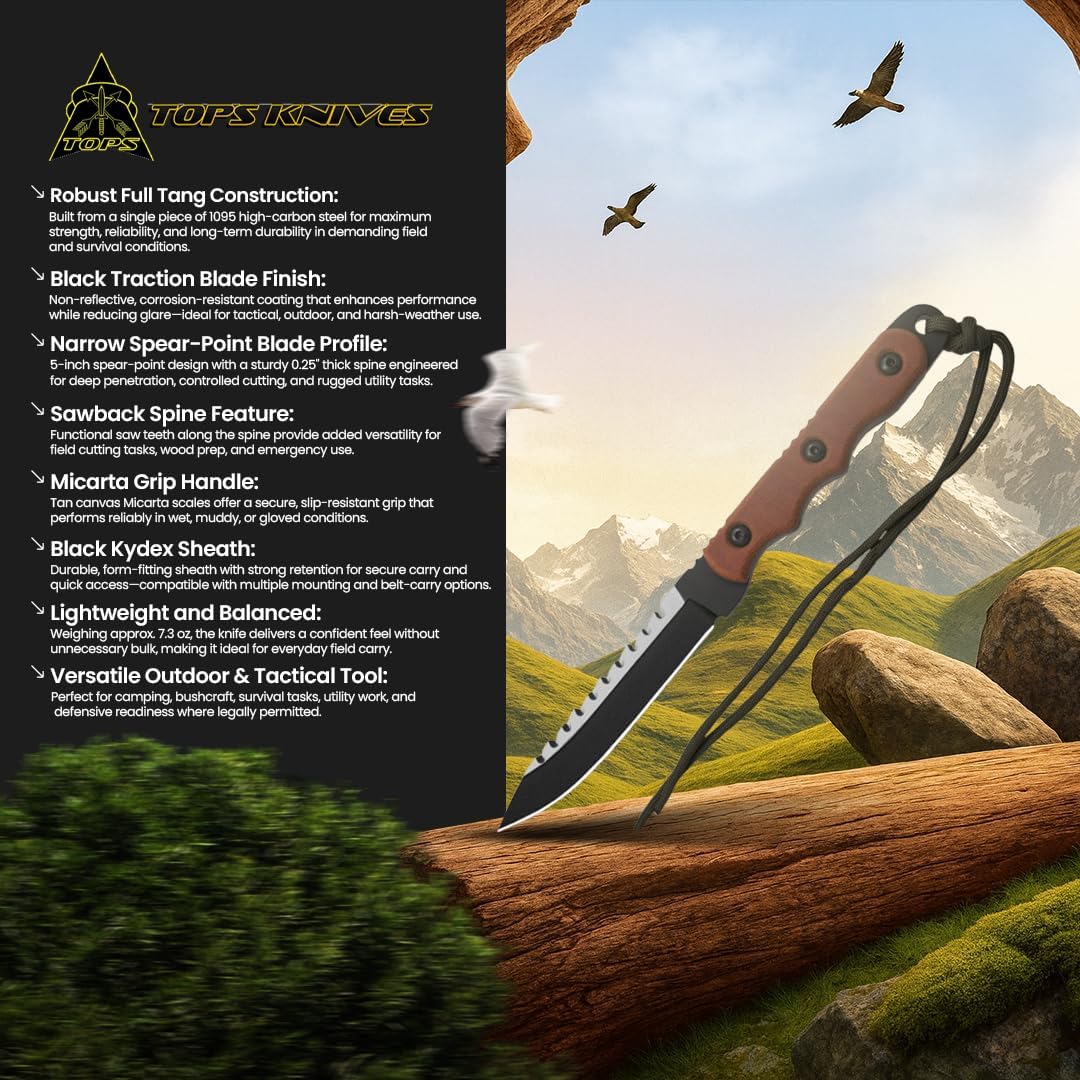 Tops Knives TPRBL02: Ranger Bootlegger 2