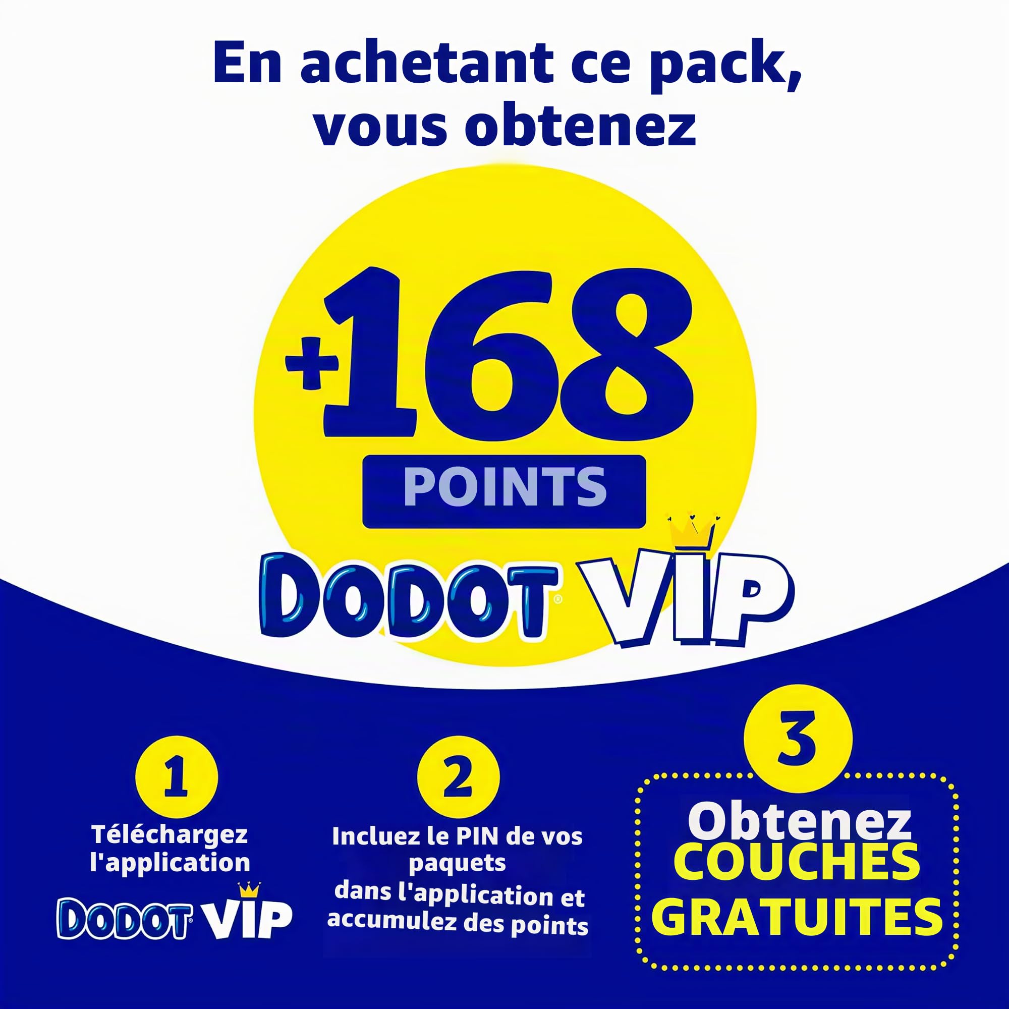 Dodot diapers sensitive baby, size 5 (11-16 kg), 168 diapers + 4 gift pants, up to 12 h antifugal protection and skin care, monthly pack
