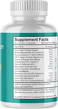 Lean X - Natural Ingredients - Vegan - Weight Management Capsules - One Months Supply - 60 Capsules