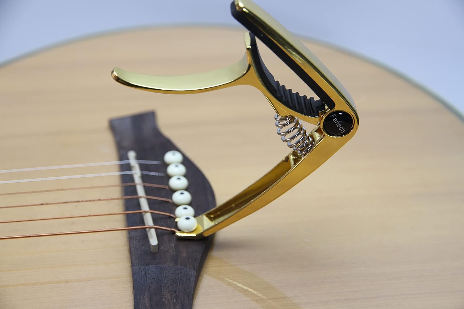 Capo for Acoustic Guitar,Electric Guitar,Ukulele,Mandolin,Banjo Set of 1 Gold Color