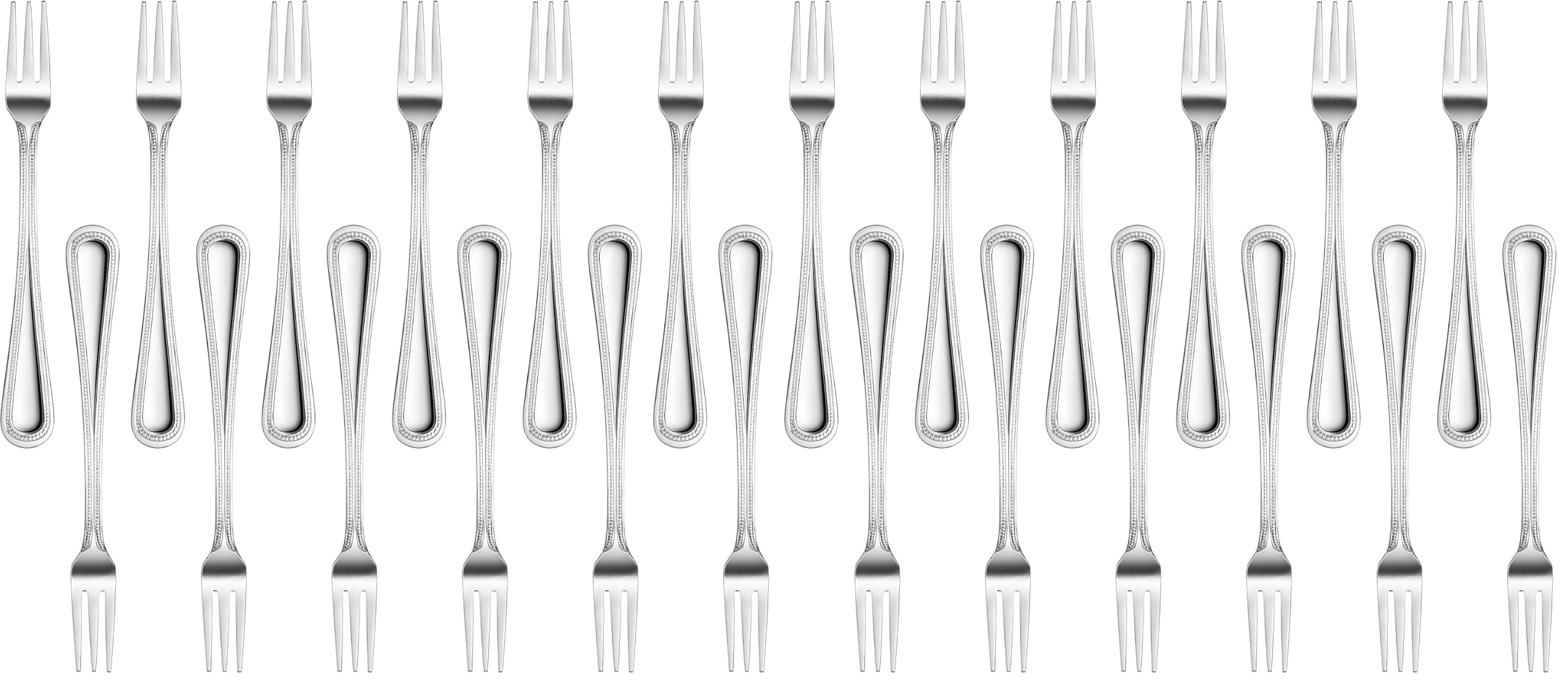 New Star Foodservice Bead Pattern 18/0 Stainless Steel Salad Fork, 6.6-Inch, Set of 12, Commercial Grade — Amazon image 11