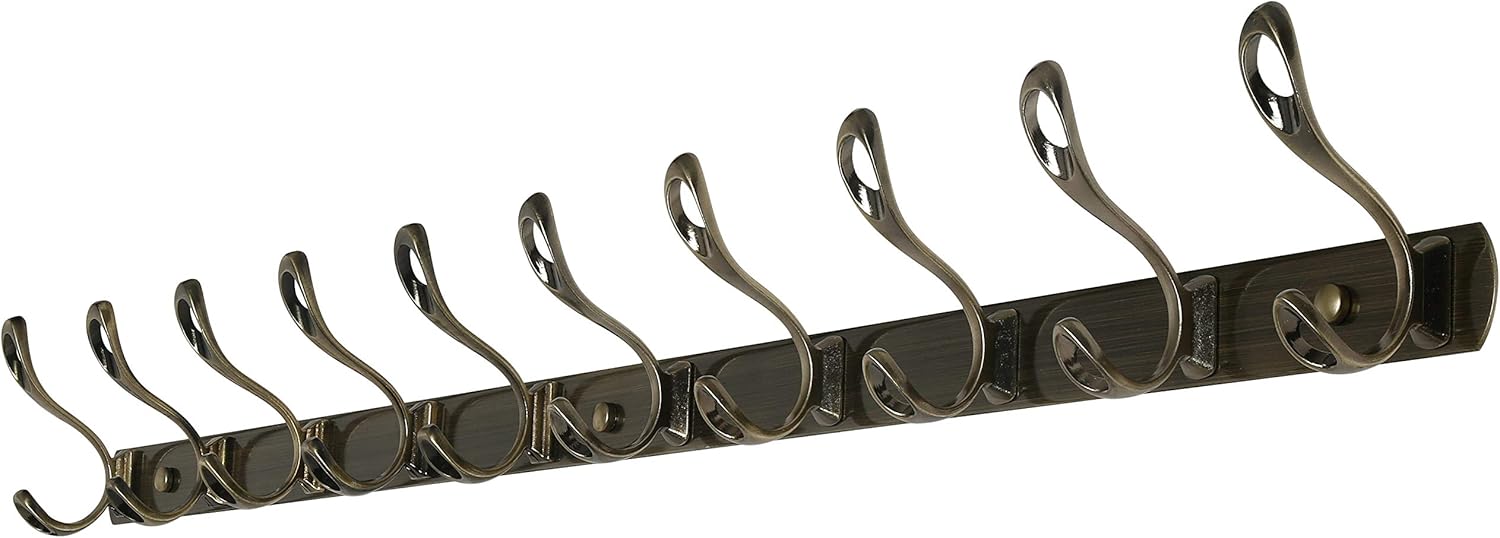 Dseap Wall Mounted Coat Rack 16" Hole Spacing, 375/8