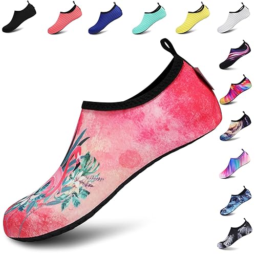 VIFUUR Water Sports Shoes Barefoot Quick-Dry Aqua Yoga Socks Slip-on