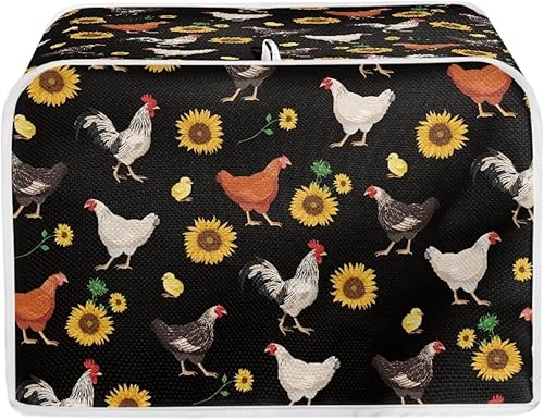 Vista 28 de Cubierta de tostadora floral tropical de 2 rebanadas de ranura ancha,Cubiertas de electrodomésticos pequeños de cocina,Cubierta de horno tostador