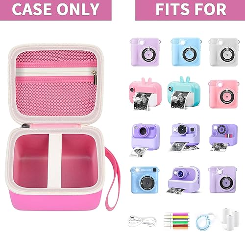 Miniatura 2 de Funda para cámara de impresión instantánea para niños, compatible con ESOXOFFORE para Dylanto para DUDUDRAGON para GKTZ para ETIKEZ para Dafotil