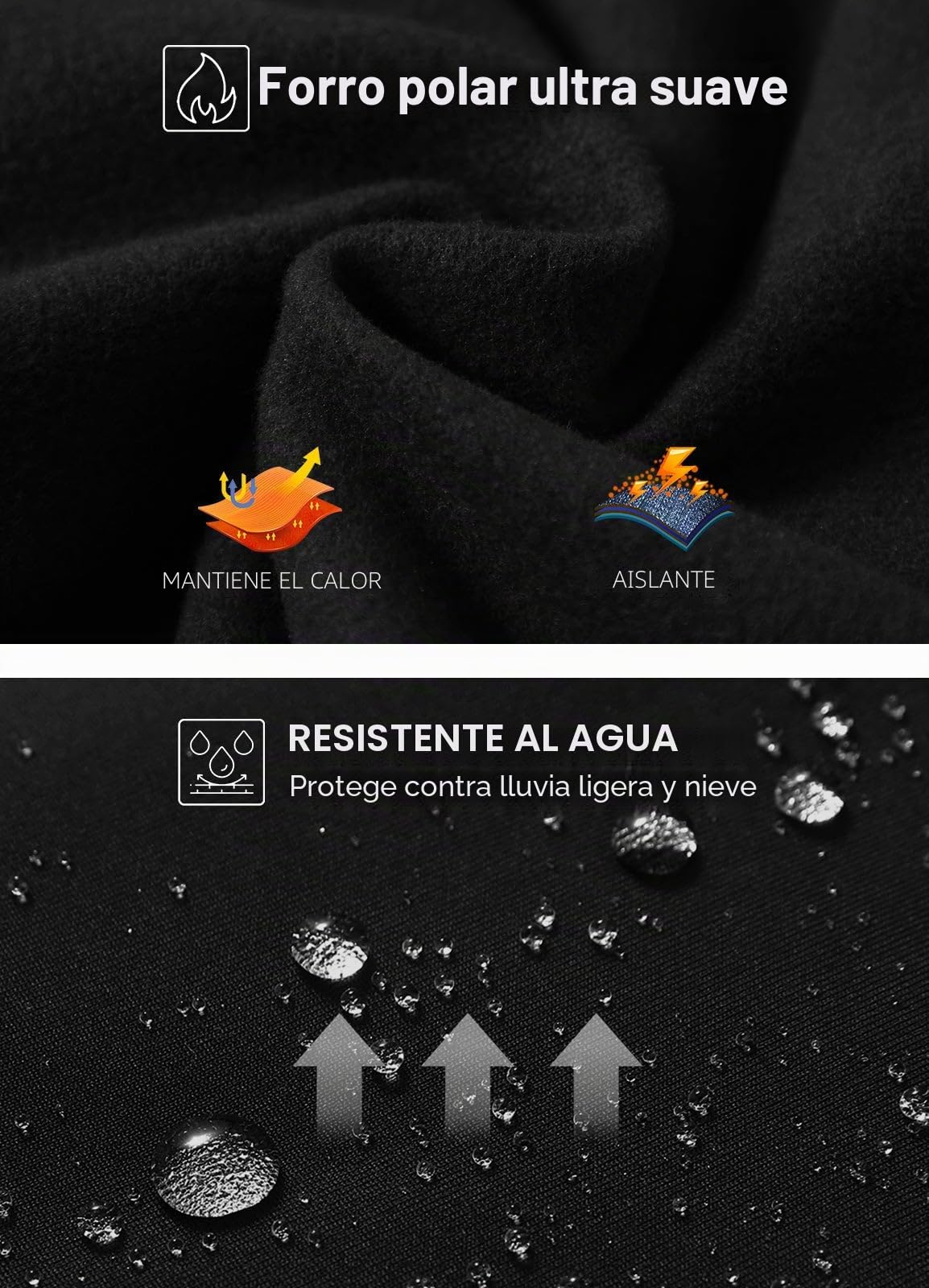 baleaf Leggings Térmicos Mujer Invierno Impermeable Leggins Deportivos Pantalones Termicas Cálido Pantalon Senderismo Cintura Alta Mallas Deporte Mujer con Bolsillos