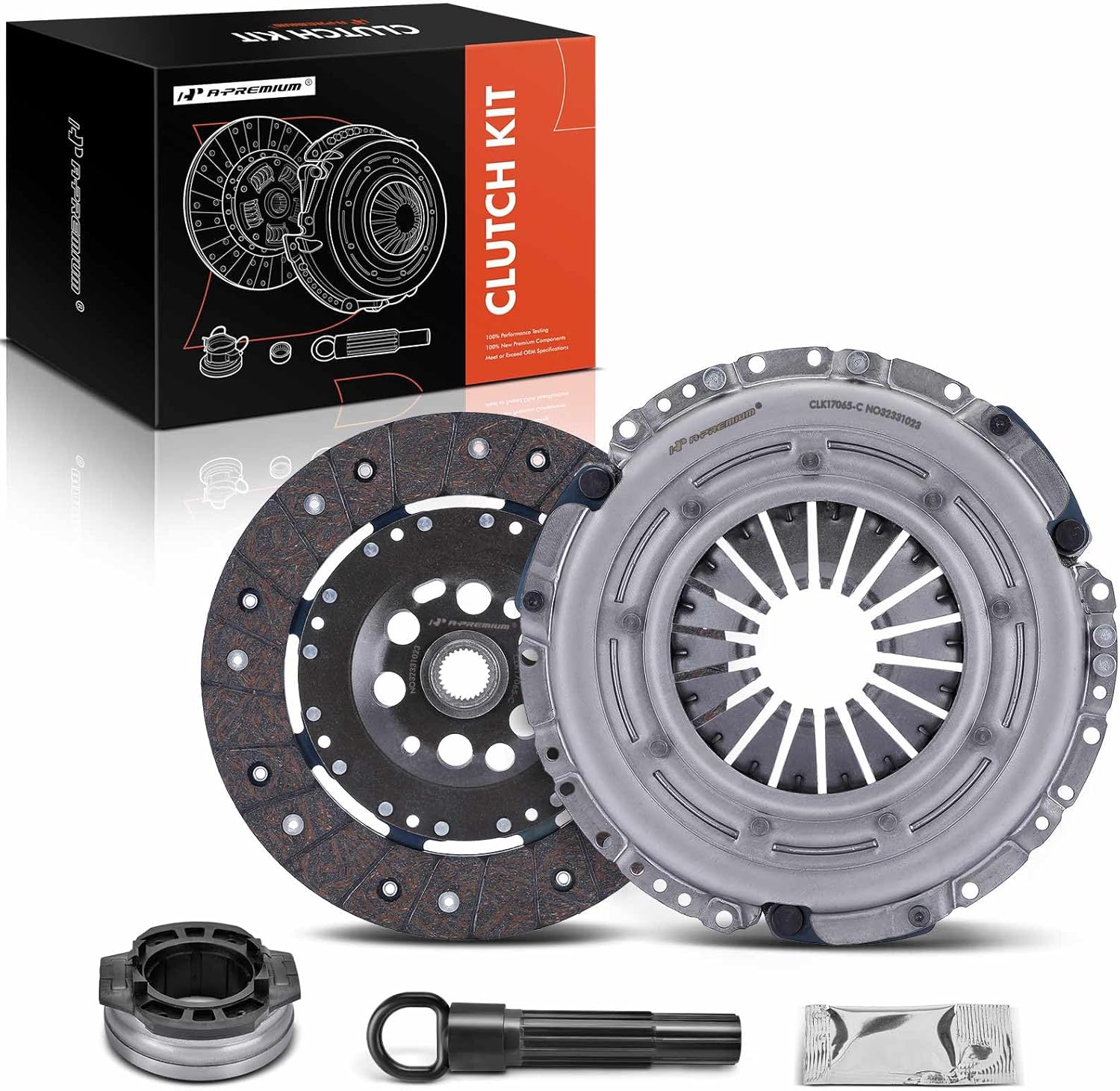 A-Premium Transmission Clutch Kit Compatible with Volkswagen Jetta 2005-2010, Golf 2010-2011, Beetle 2006-2010, Rabbit 2006-2009, 1.9L 2.5L