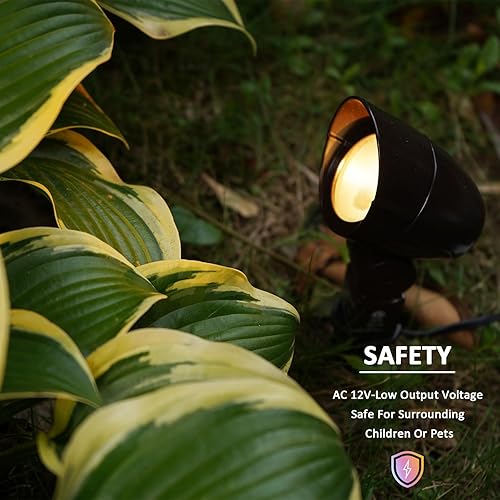 Miniatura 4 de Lighting Living Malibu Equinox - Reflector LED de bajo voltaje, 3 vatios, luces de paisaje, iluminación impermeable para entrada, patio, césped,